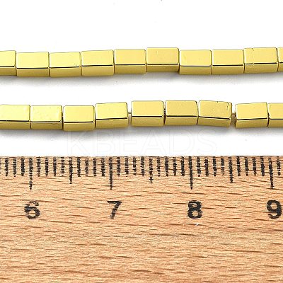 Electroplated Synthetic Non-magnetic Hematite Beads Strands G-I360-Y01-01-1