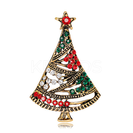 Colorful Christmas Tree Enamel Pin XMAS-PW0001-261B-1