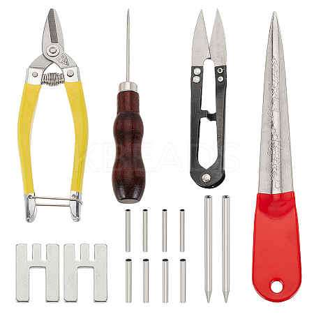 Stainless Steel Knitting Tool Set DIY-GA0006-60-1