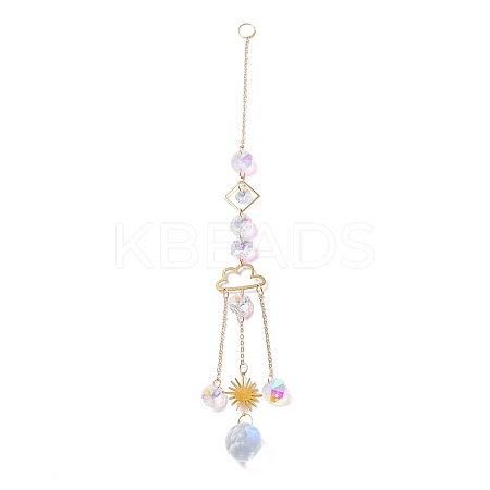 Hanging Crystal Aurora Wind Chimes LS-HJEW-Z003-07-1