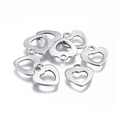 Tarnish Resistant 201 Stainless Steel Hollow Charms LS-STAS-F207-35P-1