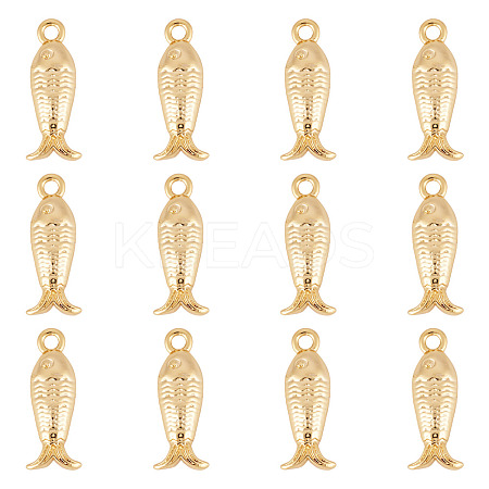 12Pcs Brass Charms KK-TA0002-56-1