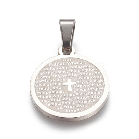 Non-Tarnish 304 Stainless Steel Pendants X-STAS-I131-10P-1