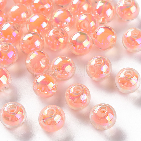 Transparent Acrylic Beads TACR-S152-15B-SS2109-1