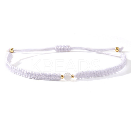 Natural Quartz Crystal Round Link Bracelets LS-KB3682-2-1