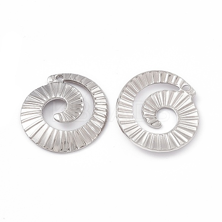 Non-Tarnish 304 Stainless Steel Pendants STAS-B031-07P-1