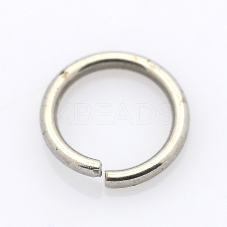 Tarnish Resistant 304 Stainless Steel Open Jump Rings LS-STAS-E067-04-6mm-1