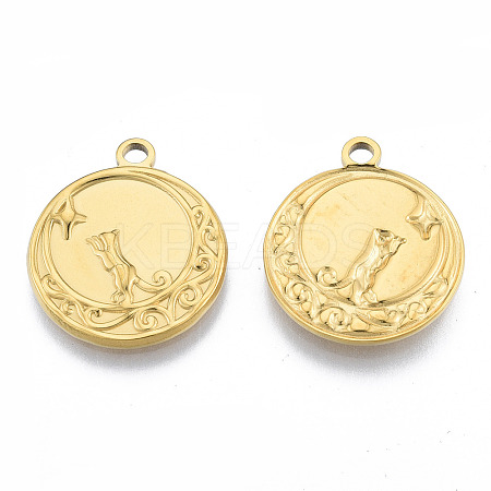 Ion Plating(IP) 201 Stainless Steel Pendants LS-STAS-N098-188LG-1