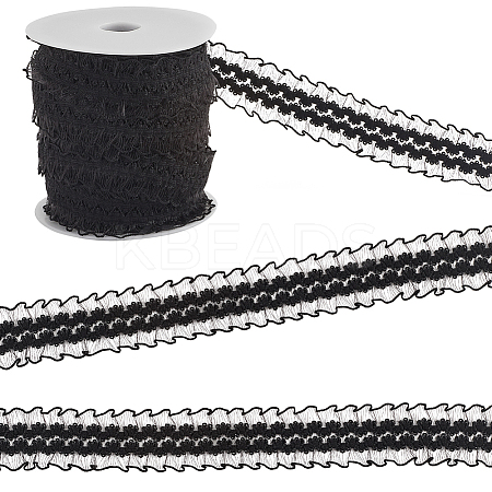 1 Roll Knitted Fish Line Nylon Elastic Lace Trim OCOR-GF0003-72B-1