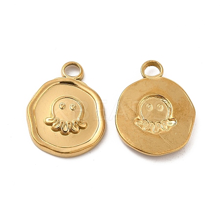 Ion Plating(IP) 304 Stainless Steel Pendants STAS-B032-34G-1