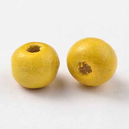 Natural Wood Beads WOOD-S612-5-LF-1