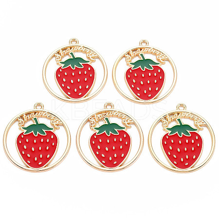 Alloy Enamel Pendants LS-ENAM-S126-102-NR-1