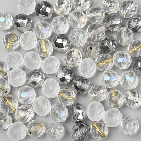 Fire-Polished Czech Glass Beads LAMP-O017-151-WM10-1