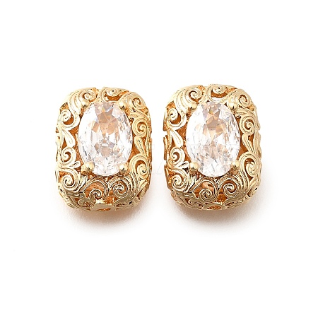 Brass Glass Beads KK-M318-45G-02-1