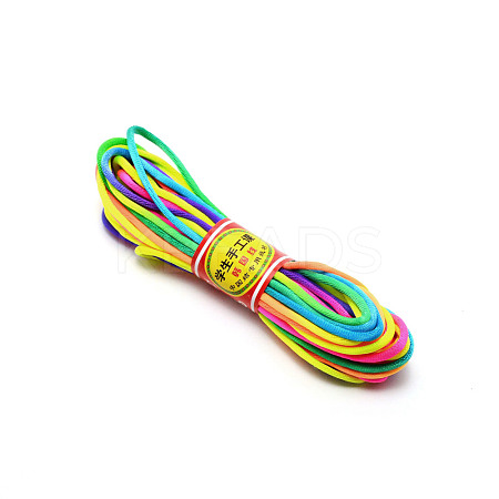Nylon Satin Rattail Cords OCOR-WH0066-44-1