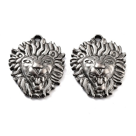 201 Stainless Steel Pendants STAS-Z057-11AS-1