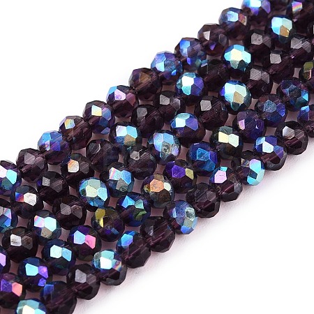 Electroplate Glass Beads Strands LS-EGLA-A044-T3mm-L15-1