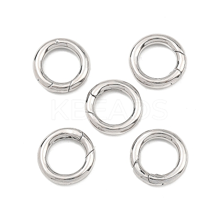 SHEGRACE Brass Spring Gate Rings XGRQ58053-763P-1