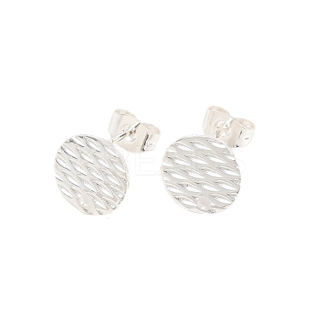 304 Stainless Steel Ear Stud Findings STAS-O119-16A-S-1