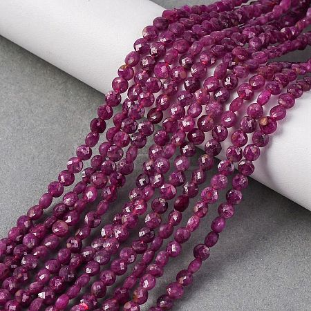 Natural Ruby Beads Strands X-G-F785-A02-02-1