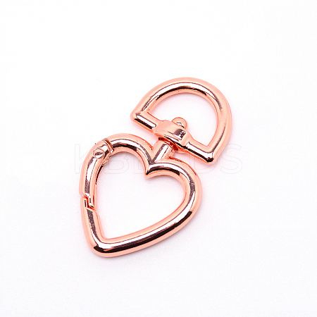 Alloy Swivel Clasps PALLOY-WH0070-66RG-1