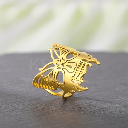 304 Stainless Steel Finger Rings RJEW-S628-10G-1