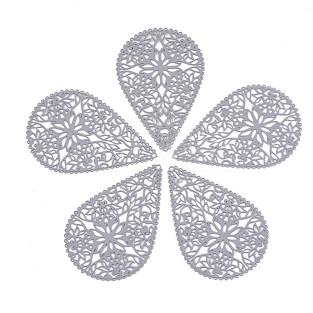 430 Stainless Steel Filigree Pendants LS-X-STAS-S108-15A-1
