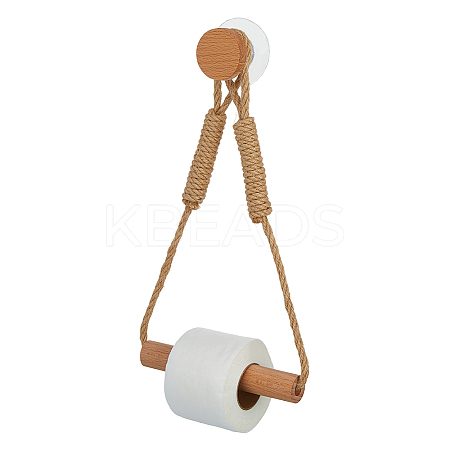 1Pc Wood Wall-mounted Paper Roll Holders AJEW-FH0006-94-1