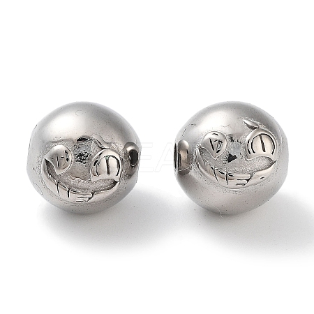 Non-Tarnish 304 Stainless Steel Beads STAS-M057-22P-1