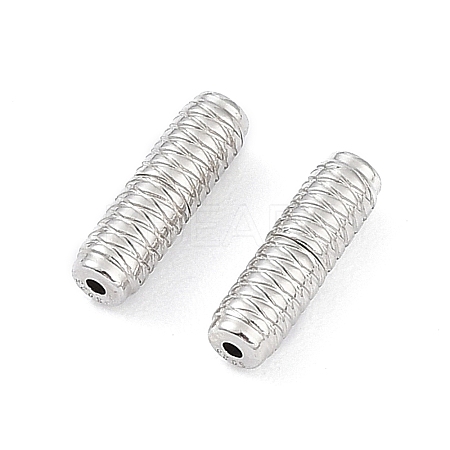 Anti-Tarnish Rhodium Plated 925 Sterling Silver Screw Clasps STER-K173-07P-1