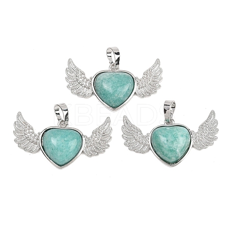 Natural Amazonite Pendants G-A315-04A-P-1