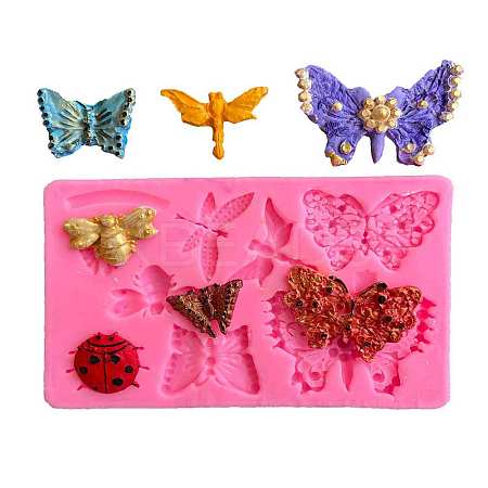 DIY Butterfly/Dragonfly/Bees/Ladybug Food Grade Silicone Molds LS-SIMO-H011-02-1
