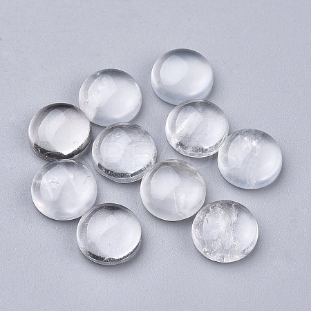 Natural Quartz Crystal Cabochons LS-X-G-P393-R50-12MM-A-1