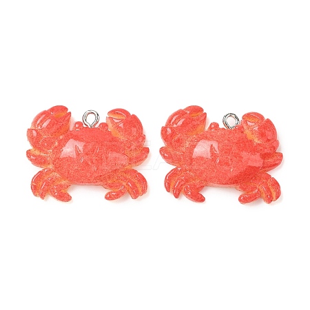 Resin Pendants RESI-F060-01B-1