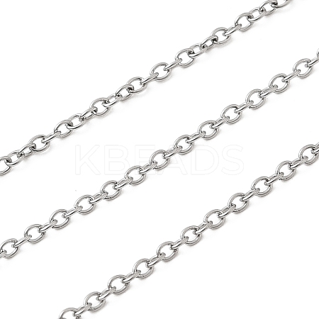 Tarnish Resistant 304 Stainless Steel Cable Chains CHS-Q001-09-100m-1