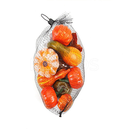 Foam Imitation Pumpkin Acorn Pine Cone Decorations Ornaments HULI-PW0002-049F-1