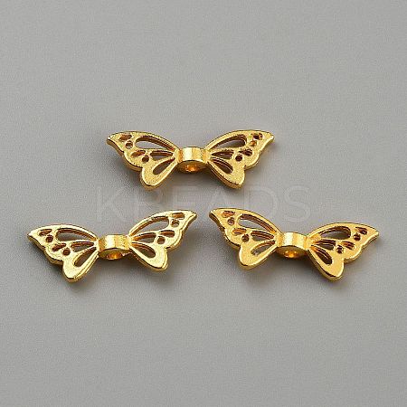 Zinc Alloy Butterfly Beads FIND-WH20007-18G-1