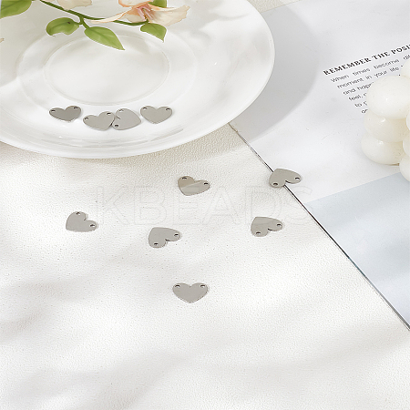 10Pcs 201 Stainless Steel Charms STAS-LP0003-13-1