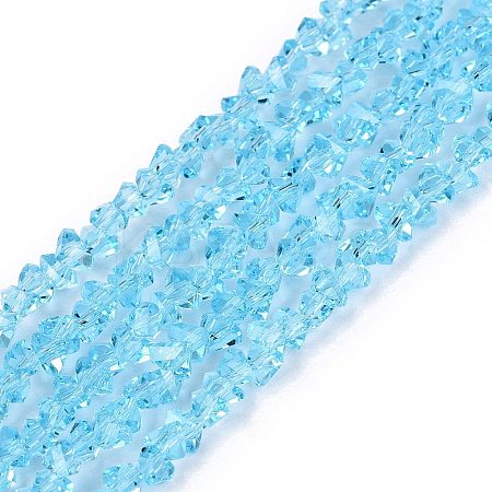 Transparent Glass Beads Strands GLAA-N018-3mm-16-1