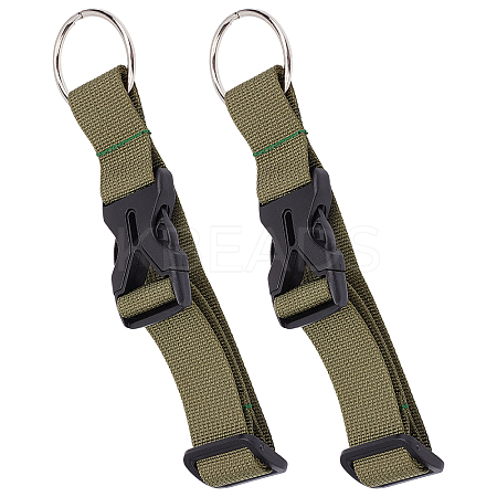 2Pcs Polyester Luggage Straps FIND-GF0003-30B-1