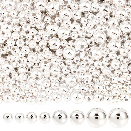 1300Pcs 4 Styles CCB Plastic Beads Sets CCB-PA0001-02S-1
