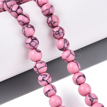 Synthetic Turquoise Beads Strands G-N364-07A-01-1