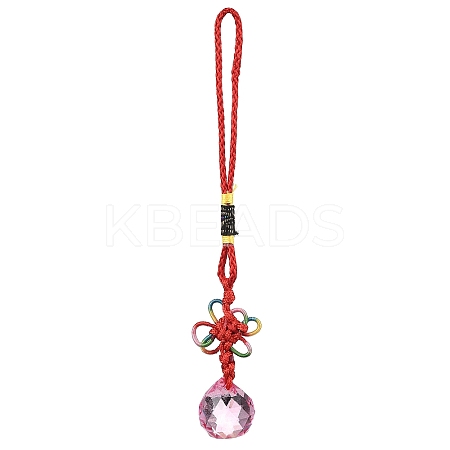 Glass Round Ball Hanging Ornaments LS-HJEW-Z006-01C-1