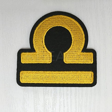 Computerized Embroidery Cloth Iron on/Sew on Patches DIY-O004-10-1-1
