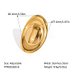 European 304 Stainless Steel Oval Cuff Rings for Women MW5183-1-1