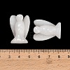 Natural White Jade Gemstone Carved Angle Figurines GG-CBA8396-A16-3