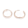 Ion Plating(IP) 304 Stainless Steel Huggie Hoop Earrings EJEW-F111-20mm-RG-3