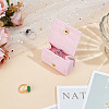 Bag Shaped Velveteen Ring Storage Boxes with Snap Button TP-WH0015-13A-2