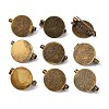 Brass Brooch Cabochon Settings LS-KK-H090-2