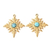 Synthetic Turquoise Pendants LS-STAS-Z177-07G-01-1